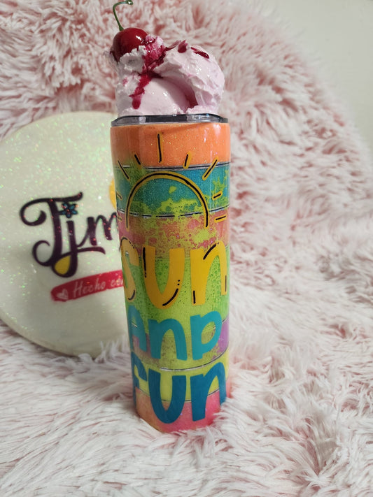TUMBLER CON RESINA